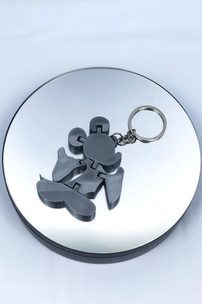 3d Mickey Mouse Figürlü Anahtarlık - Resim 7