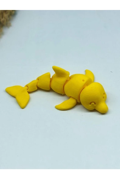 3d Hareketli Yunus Figürlü Oyuncak - Sarı - Resim 5