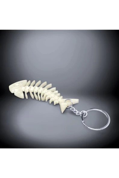 3D Haraketli Balık Anahtarlık - Fosforlu - 2