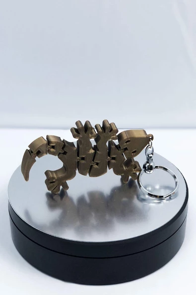 3d Timsah Figürlü Anahtarlık - Resim 4