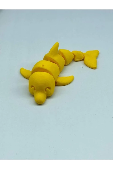 3d Hareketli Yunus Figürlü Oyuncak - Sarı - Resim 6