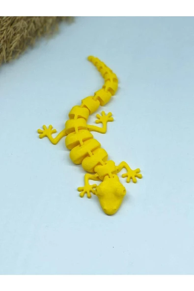 3d Hareketli Oyuncak Kertenkele-sarı - Resim 3