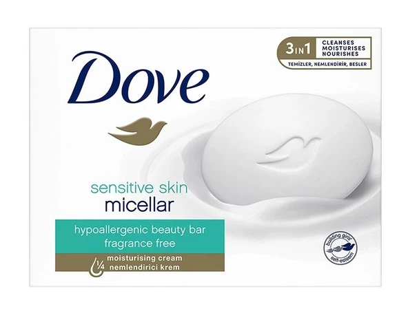 Dove Beauty Cream Bar Sensitive Skin Nemlendirici Krem Sabun 90 gr