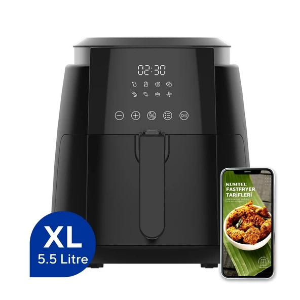 Kumtel Digital Fastfryer Yağsız Fritöz Airfryer HAF-02