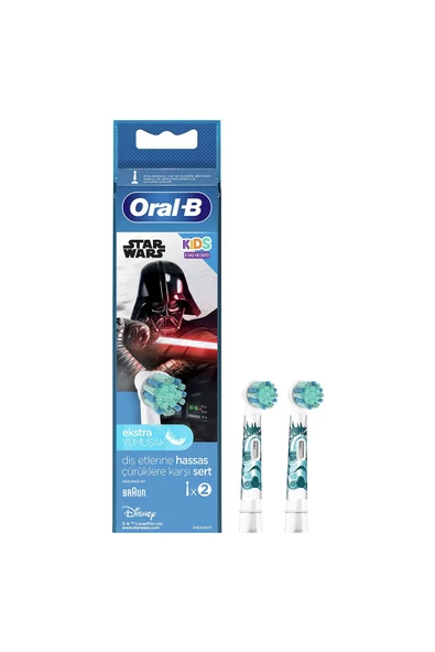 Oral-B Stages Çocuklar Için Diş Fırçası Yedek Başlığı Starwars 2'li - 2