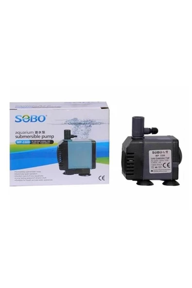 Sobo Akvaryum Sump Motoru 12W. 600LT/SAAT WP-3300