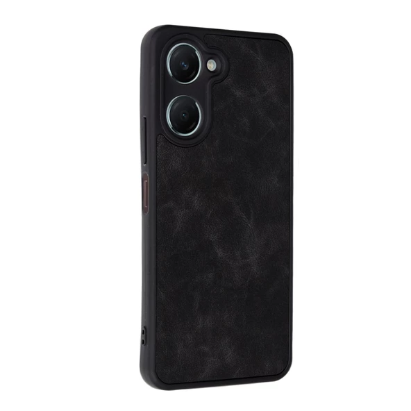 Vivo Y18 Kılıf Aras Seri Deri Kapak - 10