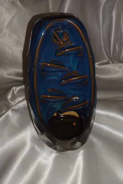 Geri Akış Tütsülük Ters Akış Şelale Kaliteli Seramik Yeşil Çift Taraflı Yaprak - Resim 2