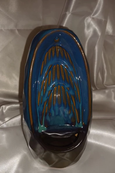 Geri Akış Tütsülük Ters Akış Şelale Kaliteli Seramik Yeşil Çift Taraflı Yaprak ürün görseli