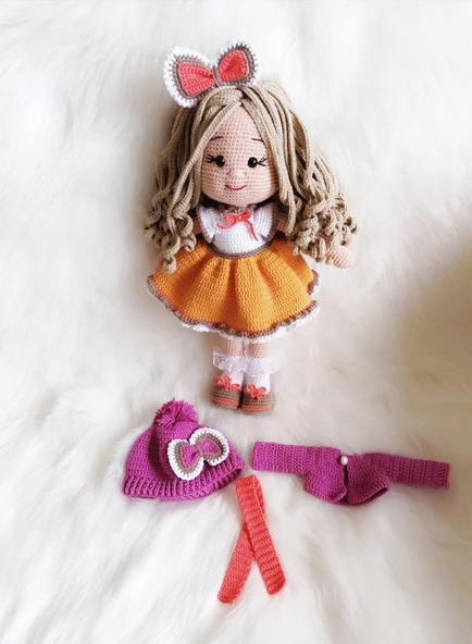 Tılsım Bebek Amigurumi Organik Oyuncak - 3