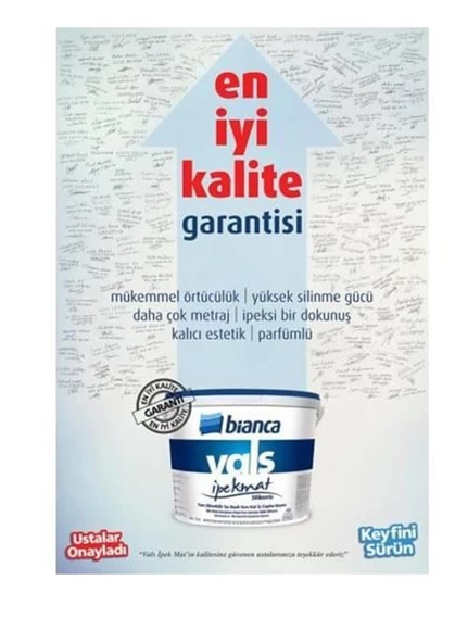 Vals İpekmat Silikonlu Silinebilir Duvar Boyası - Parfümlü 12 LT - 5