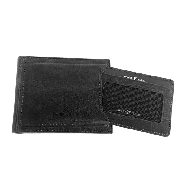 Daniel Klein Gerçek Deri Erkek Cüzdan Kartlık Set Cepli - 9