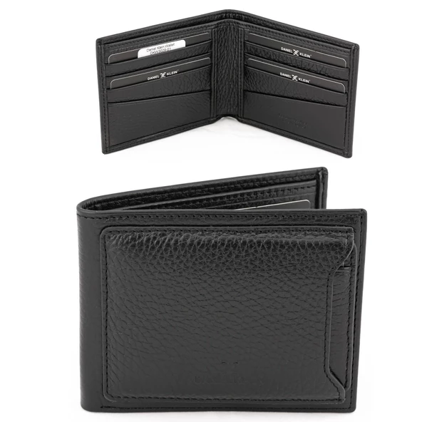 Daniel Klein Gerçek Deri Erkek Cüzdan Kartlık Set Cepli - 3