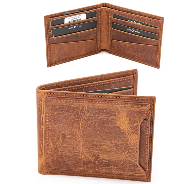 Daniel Klein Gerçek Deri Erkek Cüzdan Kartlık Set Cepli - 4