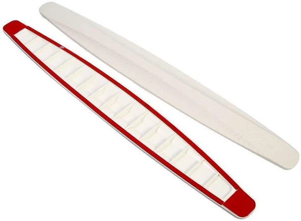 OTO MOTTO Esnek Tampon Koruma Bandı Tampon Kapı Koruyucu Şerit Yumuşak Bant Beyaz 4 Lü Paket - 10