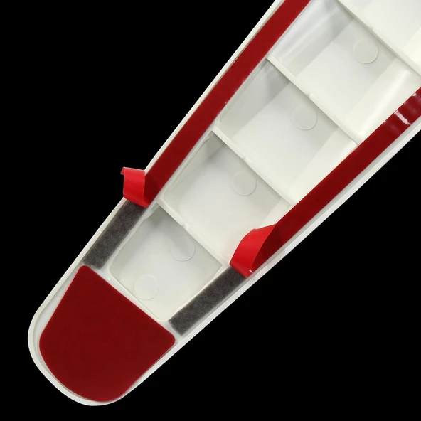 OTO MOTTO Esnek Tampon Koruma Bandı Tampon Kapı Koruyucu Şerit Yumuşak Bant Beyaz 4 Lü Paket - 9