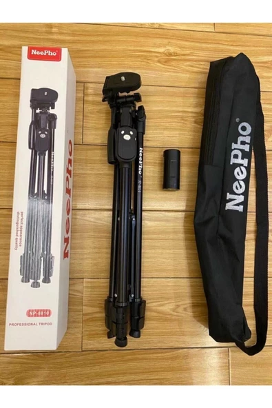 Neepho Np-8810 150 Cm Tripod Bluetooth Kumandalı Profesyonel Telefon Kamera Tutucu Çantalı Tripot - Resim 8