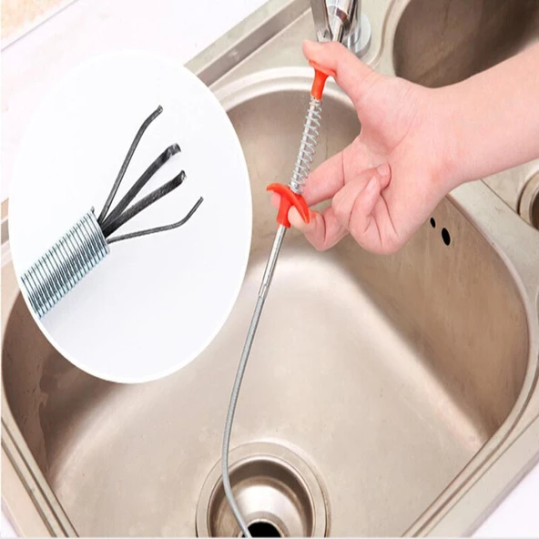 Clamp Tıkalı Lavabo Ve Gider Boruları Açma Aparatı  Kıskaçlı (4593)