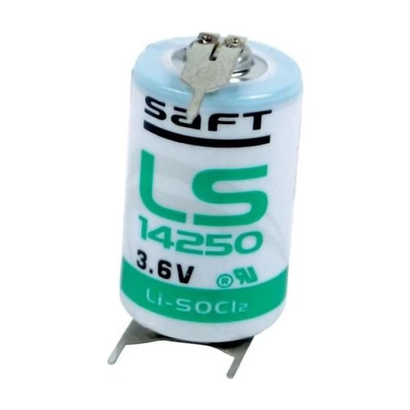 SAFT PİL KISA PUNTALI 14250 LİTYUM 3.6V LI-SOCI2 (4593)