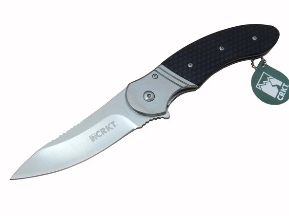 CRKT Hotenanny K 300 KXP Kamp Çakı 23 cm - Kaymaz Sap, Otomatik, Kılıflı