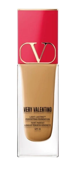 VALENTINO Very Valentino Medium Amber 4  - Çok hafif fondöten, 24 saat kalıcı, SPF 25