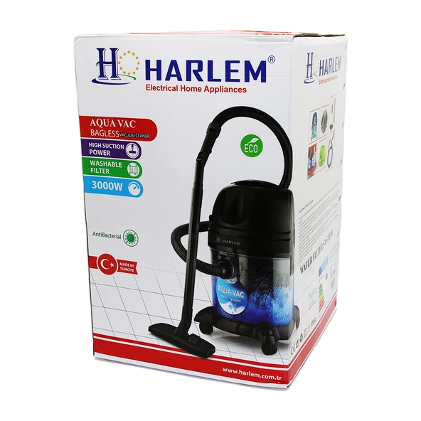 HARLEM HSV-1910-1710 ISLAK KURU VAKUMLU SÜPÜRGE 2200W (4593)