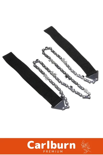 Özel Tasarım Hafif Kompakt Dayanıklı Saplı Pratik Taşınabilir Çantalı Mini El Zincirli Testere - 2