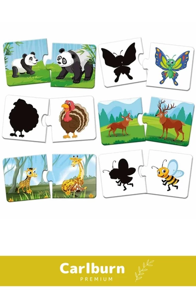 Özel Üretim Zeka Geliştirici Eğitici Çocuk El Göz Koordinasyonu  My First Puzzle 48 Parça - 2