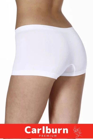 Yeni Sezon  İz Göstermeyen Sıkılaştırıcı Toparlayıcı Kadın Düşük Bel Dikişsiz Boxer Külot - 2