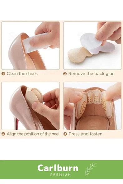 Özel Üretim Ayakkabı Topuk Vurma Önleyici Taban Arkası Koruyucu Daraltma Padi 5 mm - 3