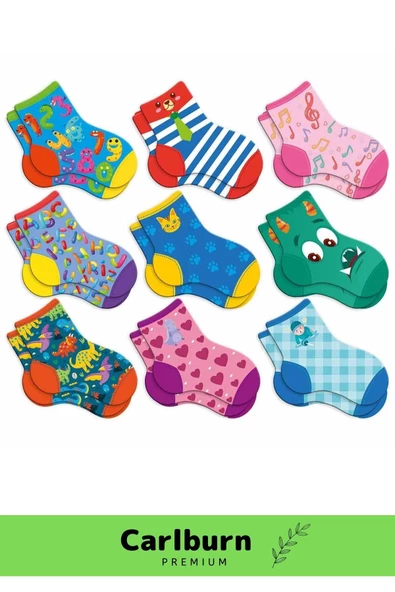 Özel Üretim Zeka Geliştirici Eğitici Çocuk El Göz Kordinasyonu Kayıp Çoraplar Eşleştirme Oyunu - 2