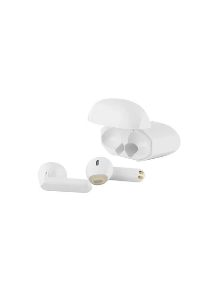 Preo My Sound MS36 Dokunmatik Kontrol LED Güç Göstergeli Bluetooth 5.1 Tws Gerçek Kablosuz Kulaklık Beyaz--KUTU HASALI-- - 2