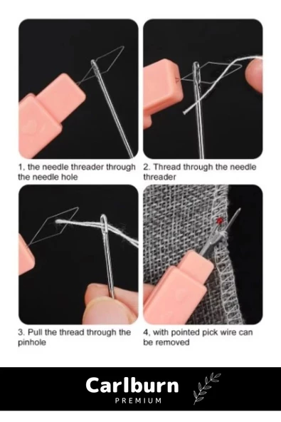Özel Üretim Çok Fonksiyonlu Ergonomik Tasarım Pratik Hızlı Dikiş Sökme ve İğne İplik Seti 2 in 1 - 3