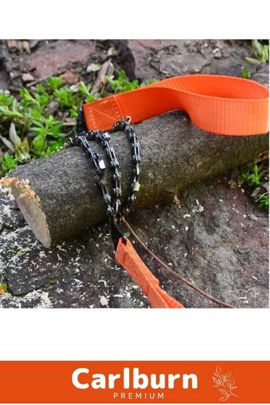 Özel Tasarım Hafif Kompakt Dayanıklı Saplı Pratik Taşınabilir Çantalı Mini El Zincirli Testere - 4