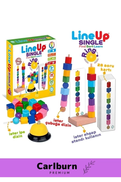 Özel Üretim Zeka Geliştirici Öğretici Lineup Single Ring Bul Sırala Ögren Tek Oyuncu Zilli Oyun - 3