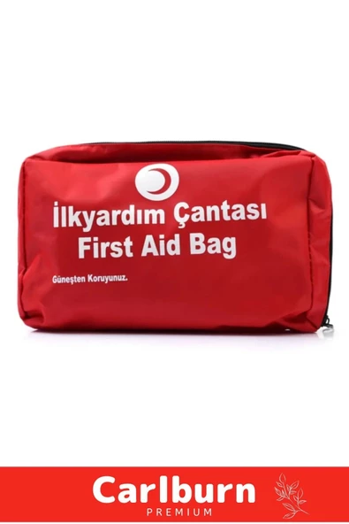 Özel Üretim Acil Müdahale Ev Iş Yeri Araba Okul Deprem Ecza Ilk Yardım Bez Çantalı Set - 2