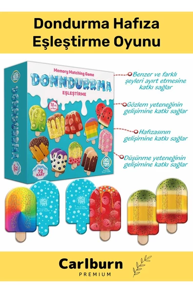 Özel Üretim Zeka Geliştirici Eğitici Çocuk El Göz Kordinasyonu Dondurma Hafıza Eşleştirme Oyunu
