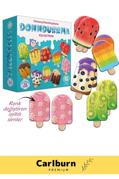 Özel Üretim Zeka Geliştirici Eğitici Çocuk El Göz Kordinasyonu Dondurma Hafıza Eşleştirme Oyunu - 3