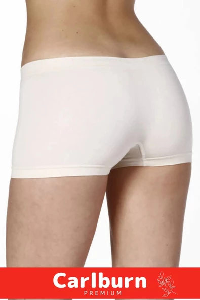 Yeni Sezon  İz Göstermeyen Sıkılaştırıcı Toparlayıcı Kadın Düşük Bel Dikişsiz Boxer Külot - 2