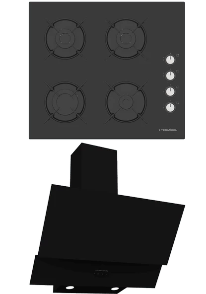 Termikel Ankastre Set (BH P6144C B + CH C6532C BB)