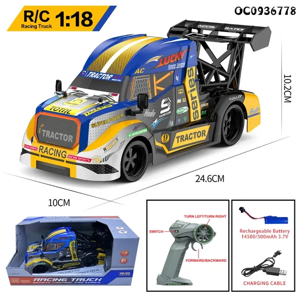 Ethem Oyuncak Racing Truck Kumandalı Yarış Arabası YD898-MT6516 - 5