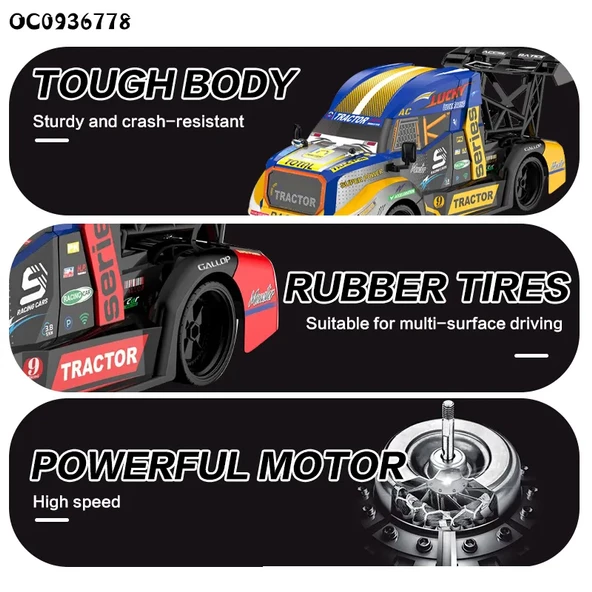 Ethem Oyuncak Racing Truck Kumandalı Yarış Arabası YD898-MT6516 - 9