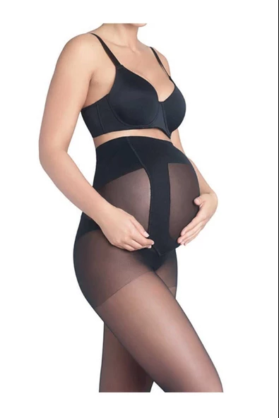 PENTİ 9 AY 10 GÜN SİYAH KÜLOTLU ÇORAP L