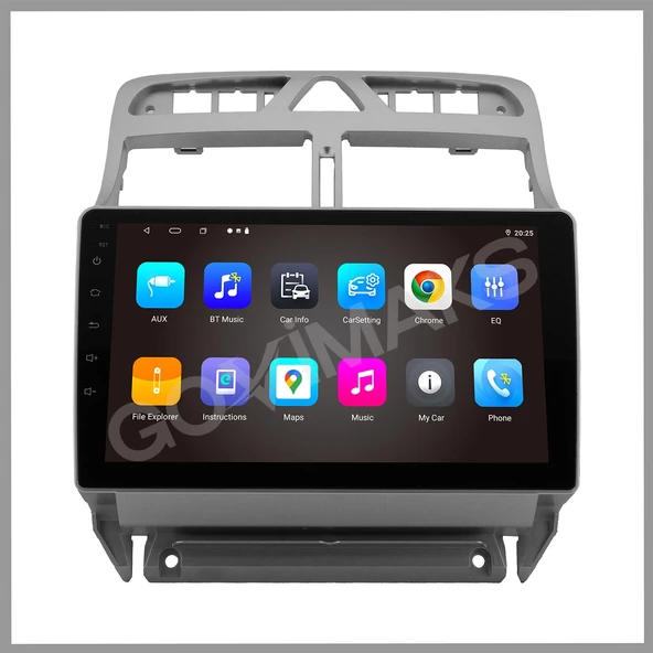 PEUGEOT 307 2001-2008 UYUMLU 4 GB RAM 64 GB HAFIZA ANDROID MULTIMEDIA - Resim 2