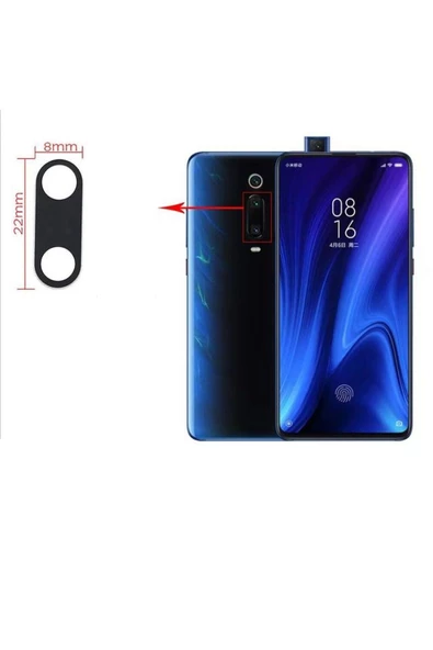 EMXTECH  Xiaomi Mİ 9 T / 9T PRO Uyumlu Kamera Camı-Lens