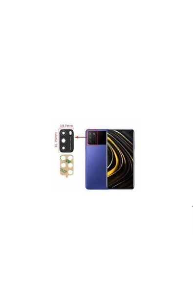 EMXTECH  Xiaomi Poco M3 Uyumlu Kamera Camı