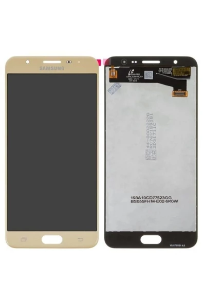 EMXTECH  Samsung Galaxy J7 Prime Uyumlu Gold Servis Orjinali Lcd Ekran Dokunmatik Sm-g610f