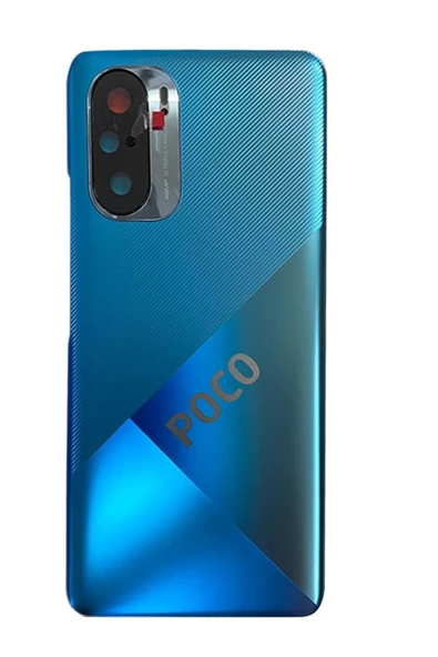 EMXTECH  Xiaomi Poco F3 Uyumlu  Arka Kapak Pil Kapağı Mavi