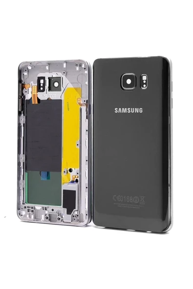 EMXTECH  Samsung Galaxy Note 5 Full Kasa Arka Kapak Siyah N-920f