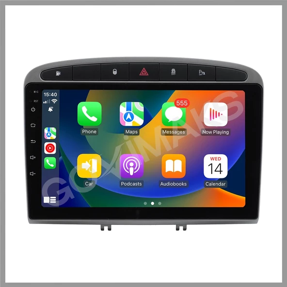 PEUGEOT 308 RCZ  2008-2013 UYUMLU 4 GB RAM 64 GB HAFIZA ANDROID MULTIMEDIA ürün görseli 1